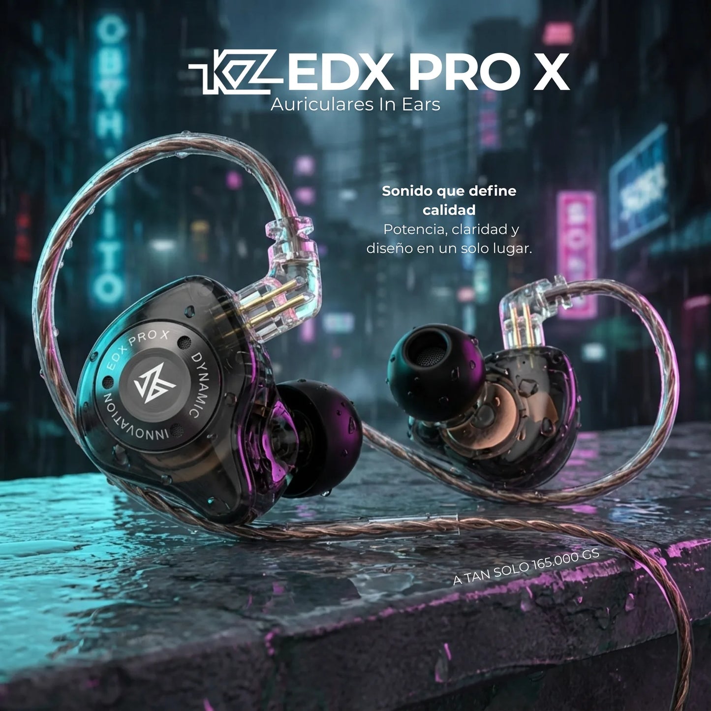 Auriculares IN EAR KZ EDX Pro X