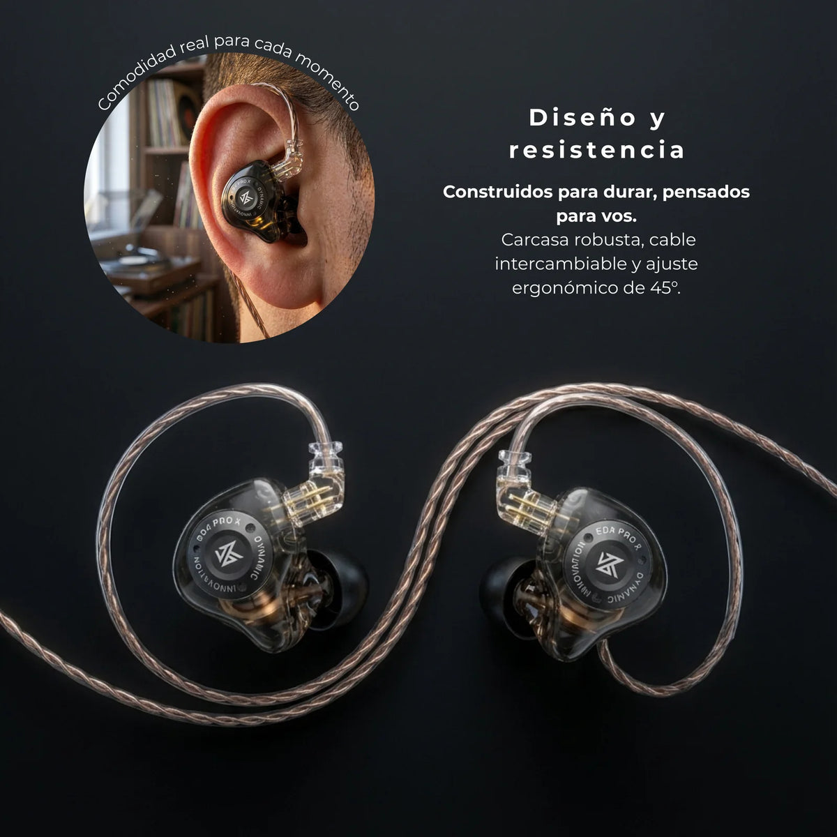 Auriculares IN EAR KZ EDX Pro X