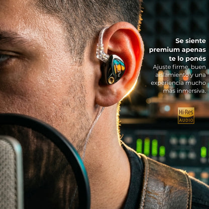 Auriculares IN EAR KZ Castor Pro