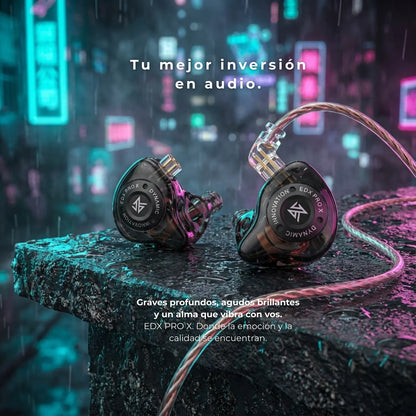 Auriculares IN EAR KZ EDX Pro X