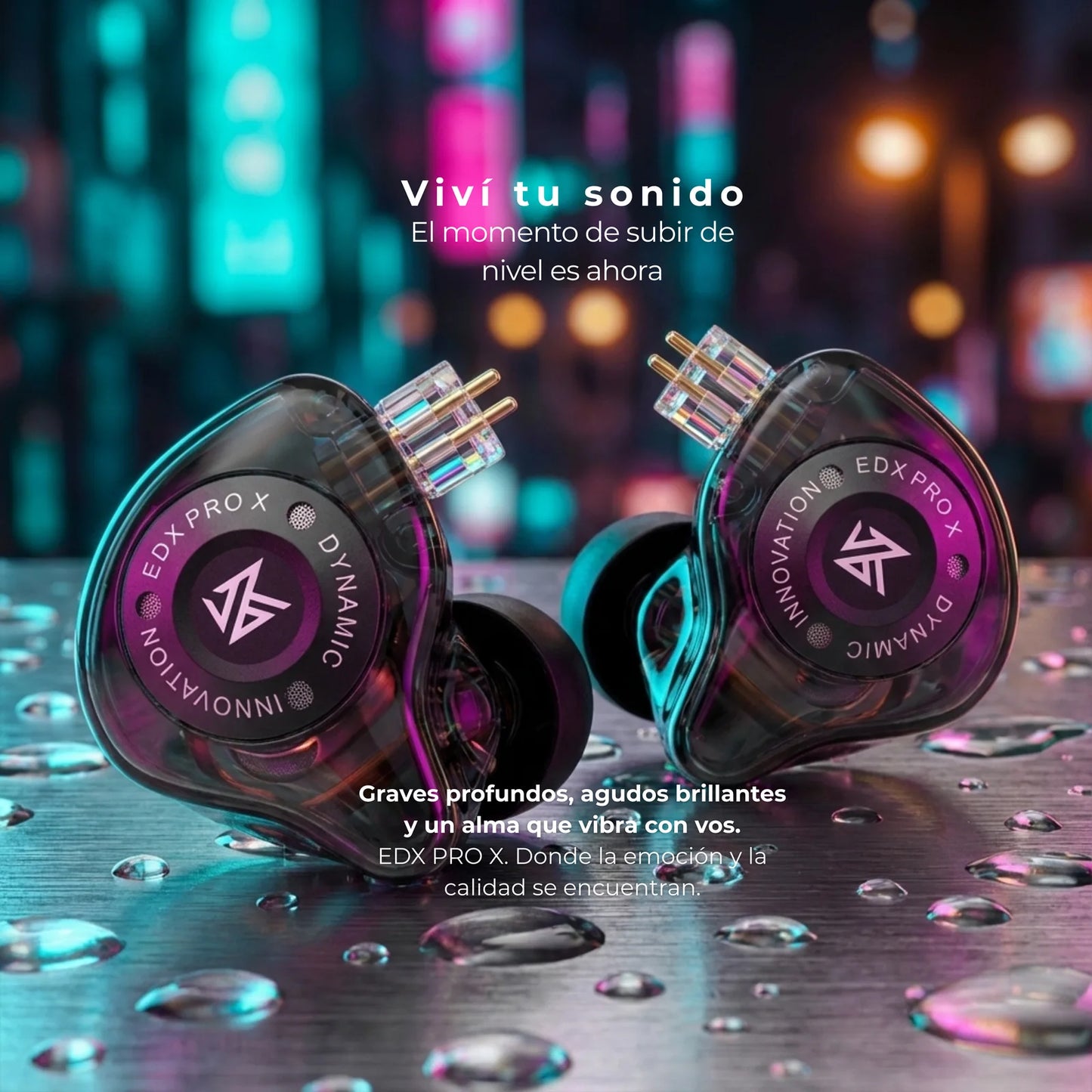 Auriculares IN EAR KZ EDX Pro X