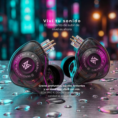 Auriculares IN EAR KZ EDX Pro X