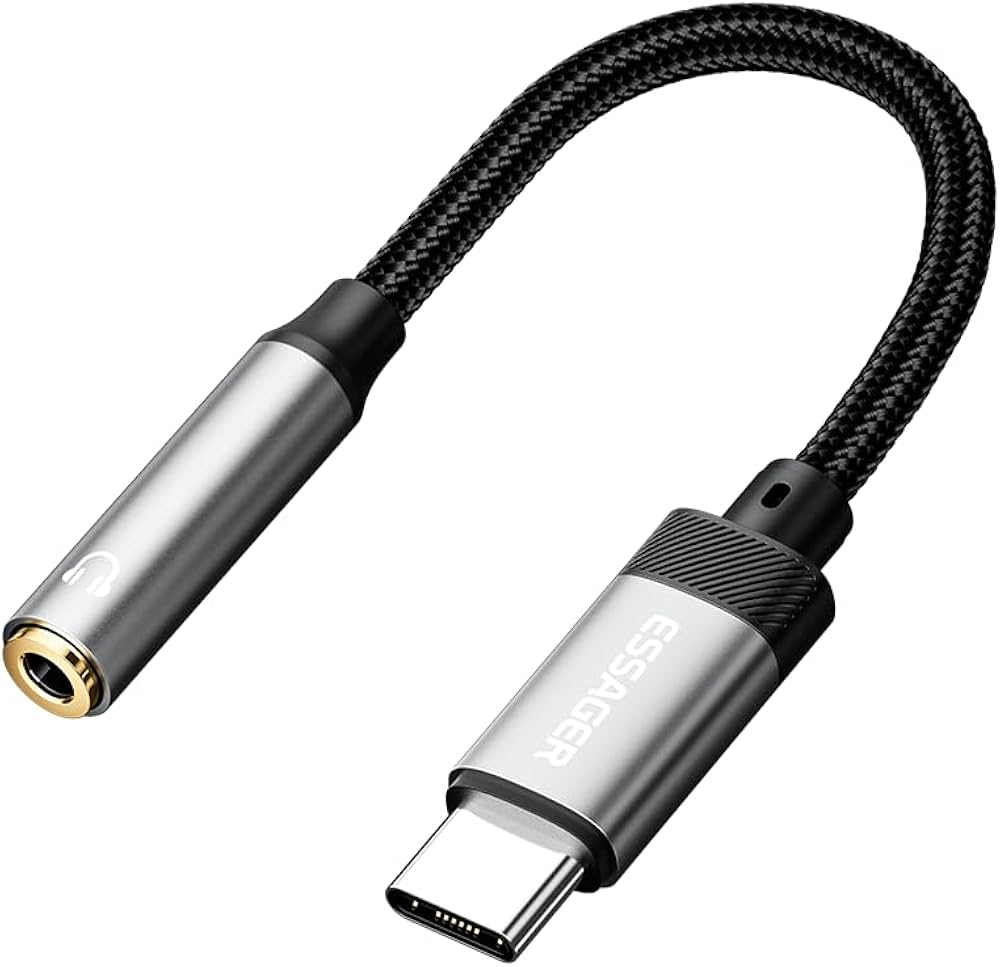 Adaptador de audio Essager  con conector de 3,5 mm