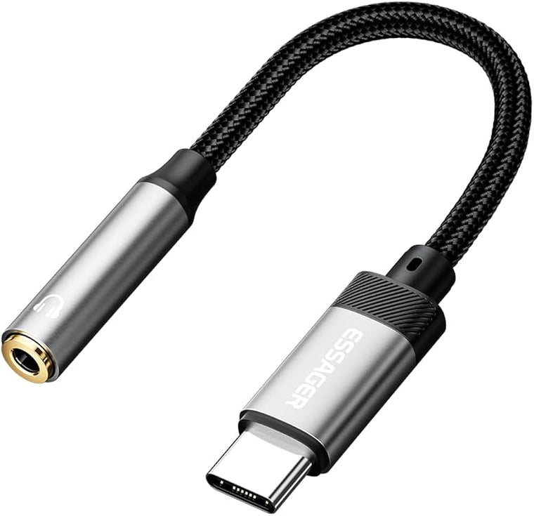 Adaptador Essager USB-C a 3.5mm — vista principal
