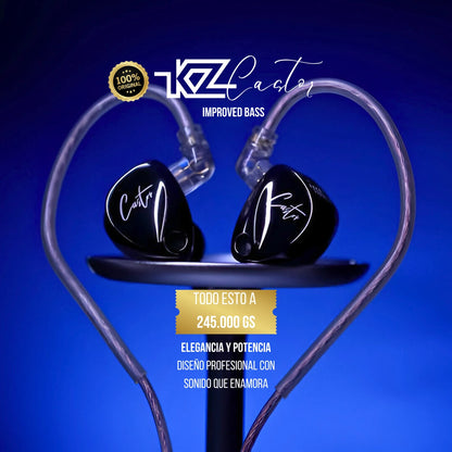 Auriculares IN EAR KZ Castor Improved Bass - imagen optimizada 2