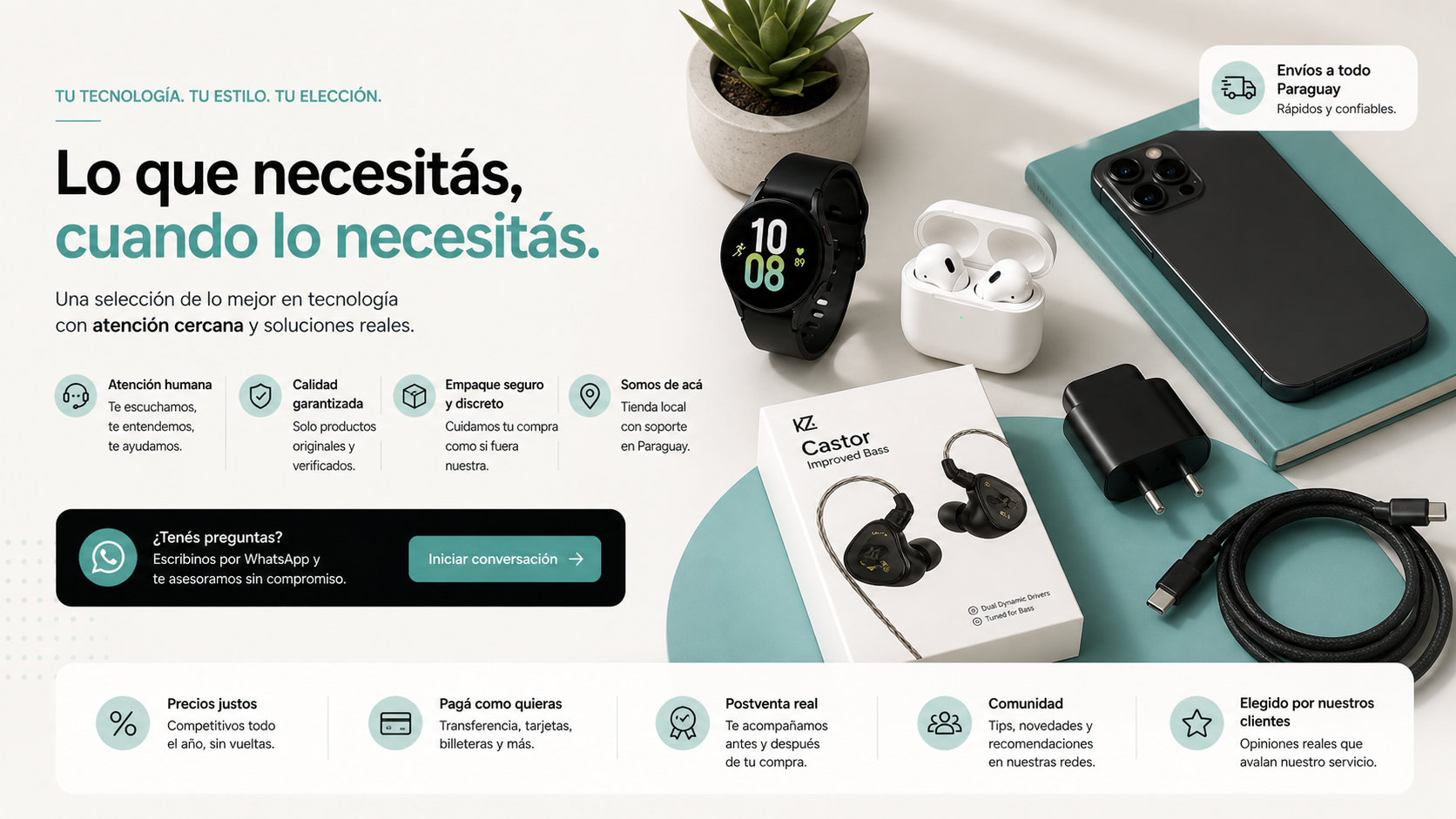 Asesoría real antes de comprar.